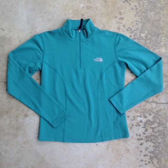 The North Face green flight series 1/4 zip XS - Picture 2 of 5